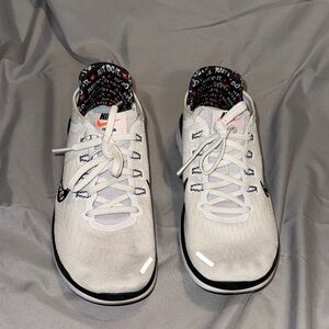 Nike Women’s White and Black Lace-Up Sneakers